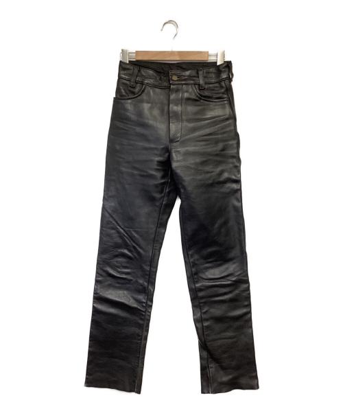 VANSON（バンソン）VANSON (バンソン) レザーバイカーパンツ ブラック サイズ:29の古着・服飾アイテム
