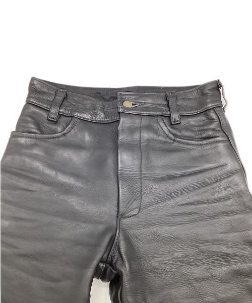 VANSON（バンソン）VANSON (バンソン) レザーバイカーパンツ ブラック サイズ:29の古着・服飾アイテム