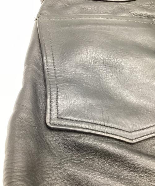 VANSON（バンソン）VANSON (バンソン) レザーバイカーパンツ ブラック サイズ:29の古着・服飾アイテム