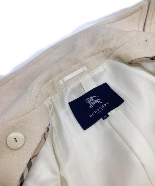 BURBERRY LONDON（バーバリーロンドン）BURBERRY LONDON (バーバリーロンドン) Pコート アイボリー サイズ:38の古着・服飾アイテム