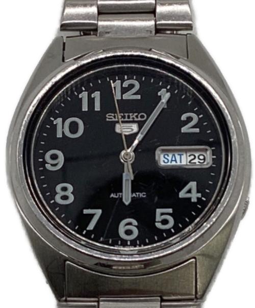 SEIKO（セイコー）SEIKO (セイコー) セイコー5 自動巻き腕時計 ブラックの古着・服飾アイテム