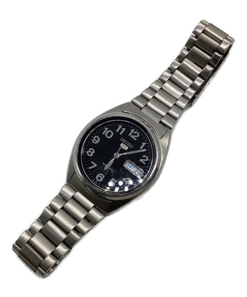 SEIKO（セイコー）SEIKO (セイコー) セイコー5 自動巻き腕時計 ブラックの古着・服飾アイテム