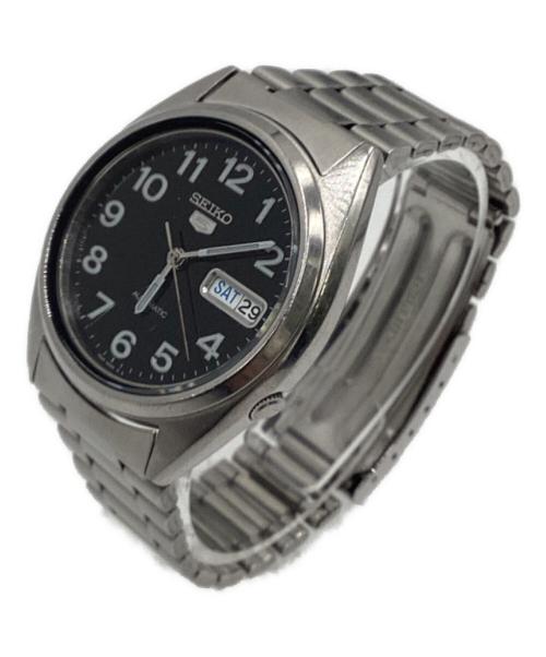 SEIKO（セイコー）SEIKO (セイコー) セイコー5 自動巻き腕時計 ブラックの古着・服飾アイテム