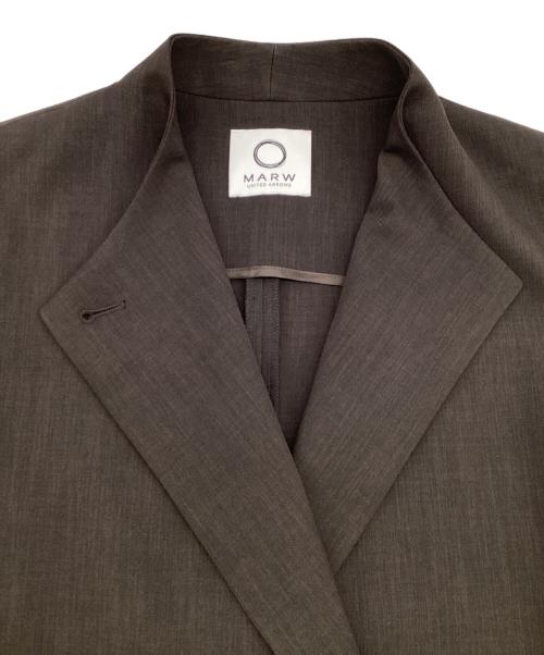 MARW UNITED ARROWS（マルゥ ユナイテッドアローズ）MARW UNITED ARROWS (マルゥ ユナイテッドアローズ) ウエストベルト ジレ ダークブラウン サイズ:-の古着・服飾アイテム