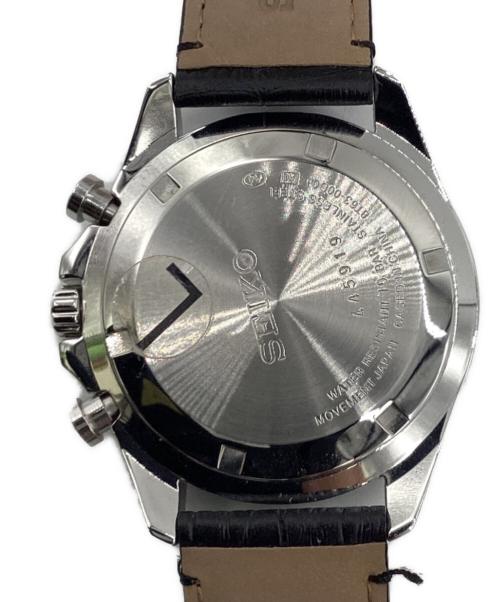 SEIKO（セイコー）SEIKO (セイコー) クロノグラフ クォーツ腕時計 ブラックの古着・服飾アイテム