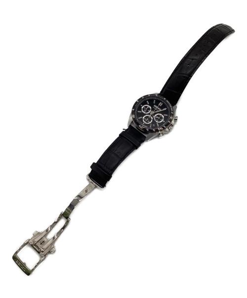 SEIKO（セイコー）SEIKO (セイコー) クロノグラフ クォーツ腕時計 ブラックの古着・服飾アイテム