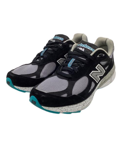 NEW BALANCE（ニューバランス）NEW BALANCE (ニューバランス) 990V3 スニーカー ブラック×グレー サイズ:US10.5の古着・服飾アイテム