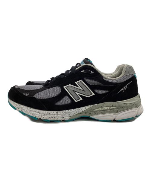 NEW BALANCE（ニューバランス）NEW BALANCE (ニューバランス) 990V3 スニーカー ブラック×グレー サイズ:US10.5の古着・服飾アイテム