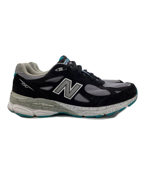 NEW BALANCE（ニューバランス）NEW BALANCE (ニューバランス) 990V3 スニーカー ブラック×グレー サイズ:US10.5の古着・服飾アイテム