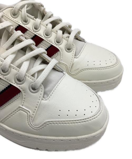 adidas（アディダス）adidas (アディダス) NY 90 スニーカー ホワイト×レッド サイズ:26cmの古着・服飾アイテム