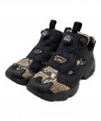 REEBOKリーボック）の古着「INSTAPUMP FURY OG（インスタポンプ フューリー）スニーカー」｜ブラック×ベージュ