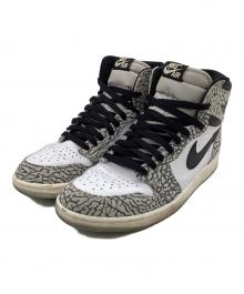 NIKE（ナイキ）の古着「Air Jordan 1 High OG（エアジョーダン1 ハイ OG）スニーカー」｜ホワイト×グレー
