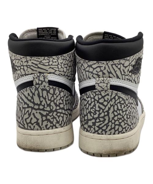 NIKE（ナイキ）NIKE (ナイキ) Air Jordan 1 High OG（エアジョーダン1 ハイ OG）スニーカー ホワイト×グレー サイズ:27.5cmの古着・服飾アイテム