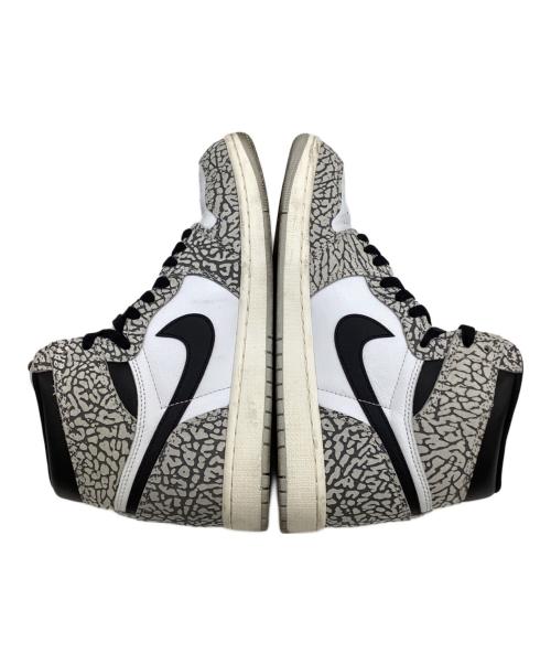 NIKE（ナイキ）NIKE (ナイキ) Air Jordan 1 High OG（エアジョーダン1 ハイ OG）スニーカー ホワイト×グレー サイズ:27.5cmの古着・服飾アイテム