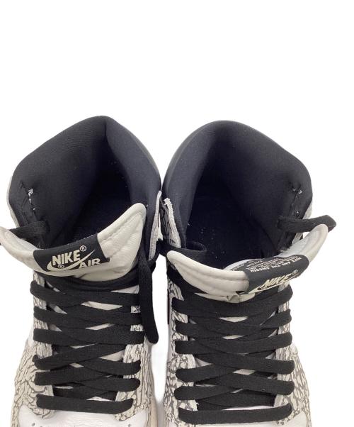 NIKE（ナイキ）NIKE (ナイキ) Air Jordan 1 High OG（エアジョーダン1 ハイ OG）スニーカー ホワイト×グレー サイズ:27.5cmの古着・服飾アイテム