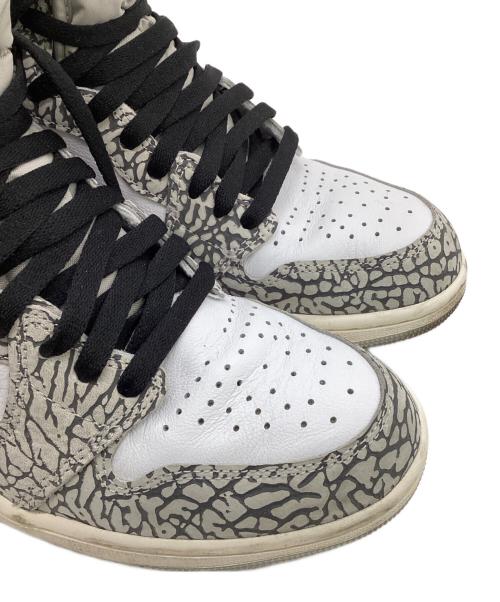 NIKE（ナイキ）NIKE (ナイキ) Air Jordan 1 High OG（エアジョーダン1 ハイ OG）スニーカー ホワイト×グレー サイズ:27.5cmの古着・服飾アイテム