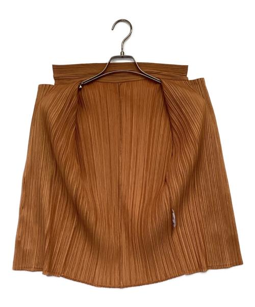 PLEATS PLEASE（プリーツプリーズ）PLEATS PLEASE (プリーツプリーズ) プリーツシャツ オレンジ サイズ:3の古着・服飾アイテム