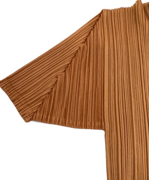 PLEATS PLEASE（プリーツプリーズ）PLEATS PLEASE (プリーツプリーズ) プリーツシャツ オレンジ サイズ:3の古着・服飾アイテム