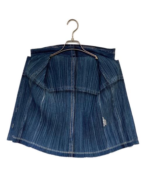 PLEATS PLEASE（プリーツプリーズ）PLEATS PLEASE (プリーツプリーズ) プリーツシャツ ブルー サイズ:3の古着・服飾アイテム
