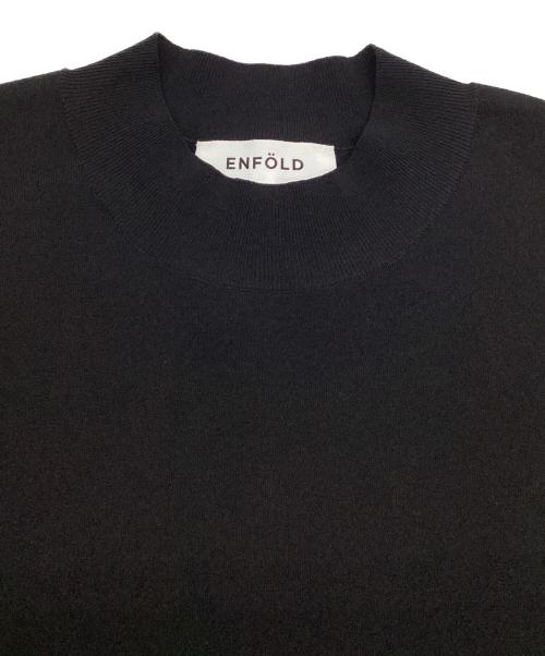 ENFOLD（エンフォルド）ENFOLD (エンフォルド) DINNER KNIT-PULLOVER ブラック サイズ:38の古着・服飾アイテム