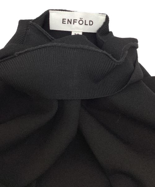 ENFOLD（エンフォルド）ENFOLD (エンフォルド) DINNER KNIT-PULLOVER ブラック サイズ:38の古着・服飾アイテム
