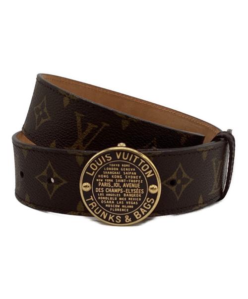 LOUIS VUITTON（ルイ ヴィトン）LOUIS VUITTON (ルイ ヴィトン) サンチュールT&B ベルト ブラウン サイズ:80/32の古着・服飾アイテム