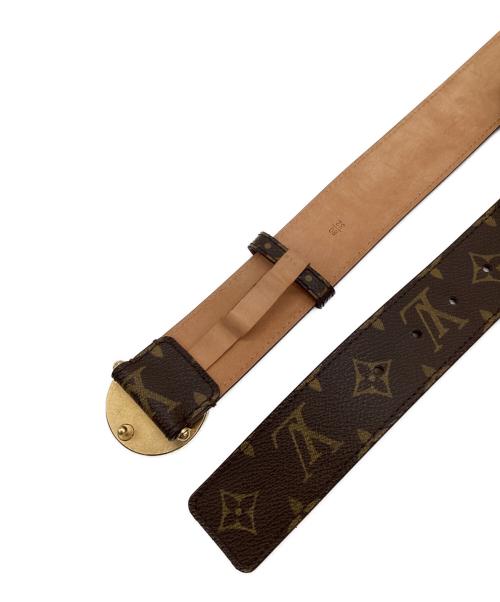 LOUIS VUITTON（ルイ ヴィトン）LOUIS VUITTON (ルイ ヴィトン) サンチュールT&B ベルト ブラウン サイズ:80/32の古着・服飾アイテム