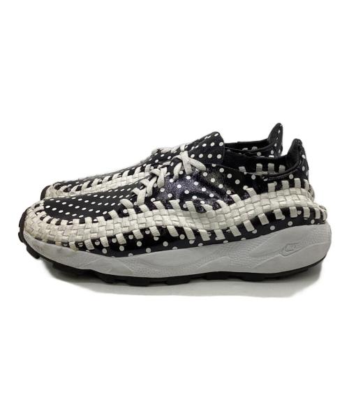 NIKE（ナイキ）NIKE (ナイキ) FRAGMENTS (フラグメント) Air Footscape Woven（エア フットスケープ ウーブン）スニーカー ブラック×ホワイト サイズ:US9の古着・服飾アイテム