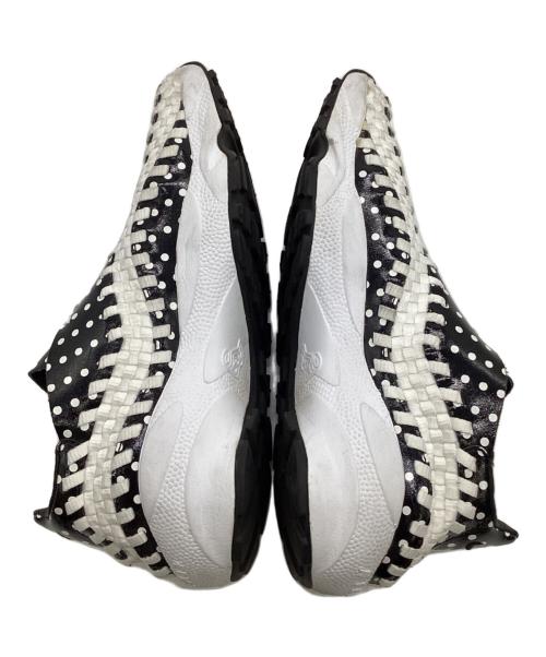 NIKE（ナイキ）NIKE (ナイキ) FRAGMENTS (フラグメント) Air Footscape Woven（エア フットスケープ ウーブン）スニーカー ブラック×ホワイト サイズ:US9の古着・服飾アイテム