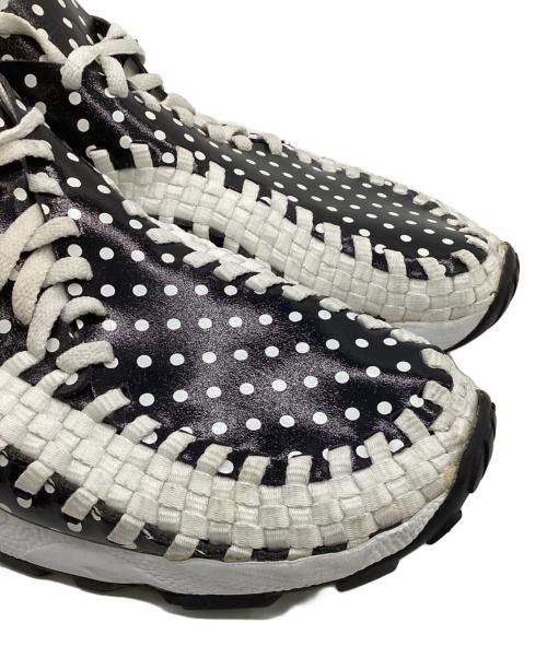 NIKE（ナイキ）NIKE (ナイキ) FRAGMENTS (フラグメント) Air Footscape Woven（エア フットスケープ ウーブン）スニーカー ブラック×ホワイト サイズ:US9の古着・服飾アイテム