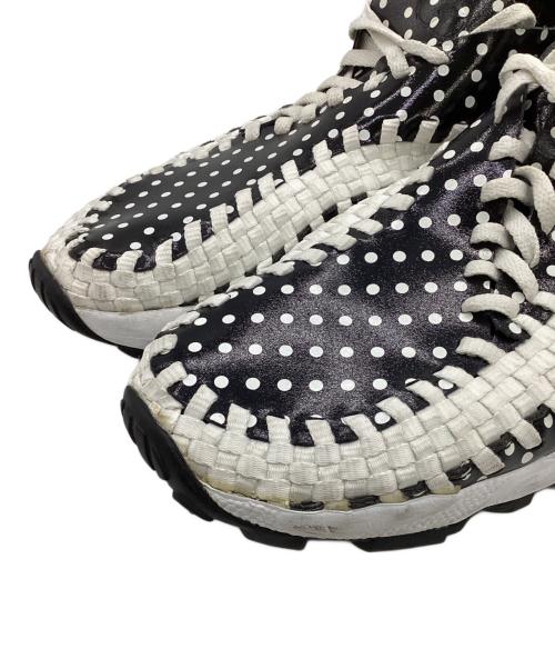 NIKE（ナイキ）NIKE (ナイキ) FRAGMENTS (フラグメント) Air Footscape Woven（エア フットスケープ ウーブン）スニーカー ブラック×ホワイト サイズ:US9の古着・服飾アイテム