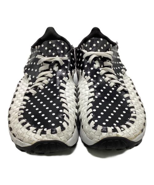 NIKE（ナイキ）NIKE (ナイキ) FRAGMENTS (フラグメント) Air Footscape Woven（エア フットスケープ ウーブン）スニーカー ブラック×ホワイト サイズ:US9の古着・服飾アイテム