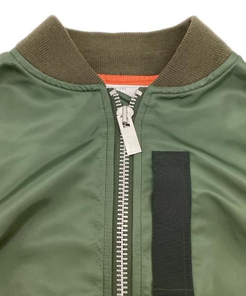 sacai（サカイ）sacai (サカイ) MA-1ブルゾン カーキ サイズ:1の古着・服飾アイテム