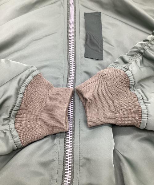 sacai（サカイ）sacai (サカイ) MA-1ブルゾン カーキ サイズ:1の古着・服飾アイテム