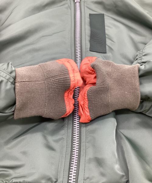 sacai（サカイ）sacai (サカイ) MA-1ブルゾン カーキ サイズ:1の古着・服飾アイテム
