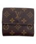 LOUIS VUITTON (ルイ ヴィトン) モノグラム ポルトモネ ビエ カルトクレディ 財布：12000円