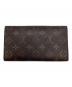 LOUIS VUITTON (ルイ ヴィトン) モノグラム ポシェット ポルトモネ クレディ 長財布：12000円