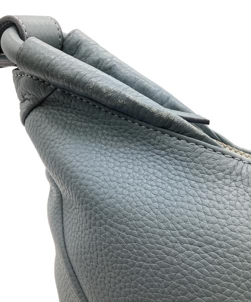ECCO（エコー）ECCO (エコー) レザーショルダーバッグ ライトブルーの古着・服飾アイテム