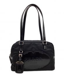 PRADA（プラダ）の古着「ミニボストンバッグ」｜ブラック