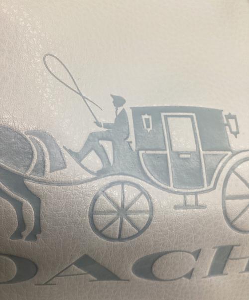 COACH（コーチ）COACH (コーチ) トート 27 カラーブロック ウィズ ホース アンド キャリッジ スカイブルーの古着・服飾アイテム