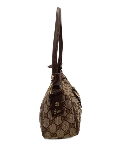 GUCCI（グッチ）GUCCI (グッチ) アビーライン ハンドバッグ ベージュの古着・服飾アイテム