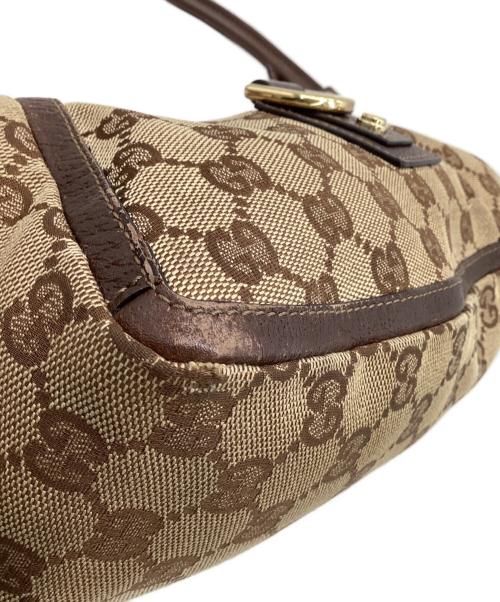 GUCCI（グッチ）GUCCI (グッチ) アビーライン ハンドバッグ ベージュの古着・服飾アイテム