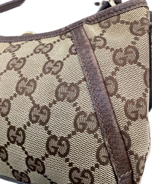 GUCCI（グッチ）GUCCI (グッチ) アビーライン ハンドバッグ ベージュの古着・服飾アイテム