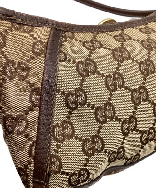 GUCCI（グッチ）GUCCI (グッチ) アビーライン ハンドバッグ ベージュの古着・服飾アイテム