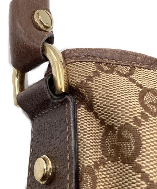 GUCCI（グッチ）GUCCI (グッチ) アビーライン ハンドバッグ ベージュの古着・服飾アイテム