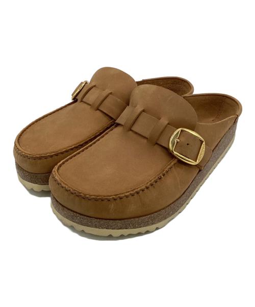 BIRKENSTOCK（ビルケンシュトック）BIRKENSTOCK (ビルケンシュトック) BUCKLEY（バックリー）オイルドレザーサンダル ブラウン サイズ:EU41の古着・服飾アイテム