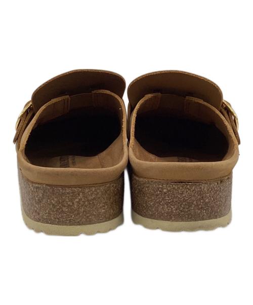 BIRKENSTOCK（ビルケンシュトック）BIRKENSTOCK (ビルケンシュトック) BUCKLEY（バックリー）オイルドレザーサンダル ブラウン サイズ:EU41の古着・服飾アイテム