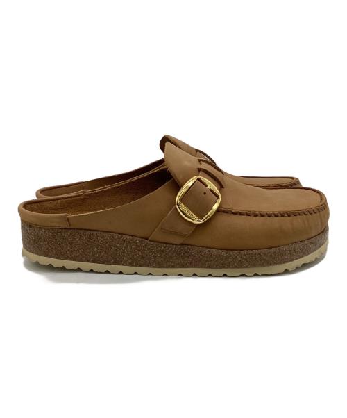 BIRKENSTOCK（ビルケンシュトック）BIRKENSTOCK (ビルケンシュトック) BUCKLEY（バックリー）オイルドレザーサンダル ブラウン サイズ:EU41の古着・服飾アイテム