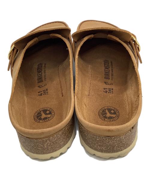BIRKENSTOCK（ビルケンシュトック）BIRKENSTOCK (ビルケンシュトック) BUCKLEY（バックリー）オイルドレザーサンダル ブラウン サイズ:EU41の古着・服飾アイテム