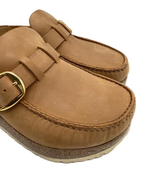 BIRKENSTOCK（ビルケンシュトック）BIRKENSTOCK (ビルケンシュトック) BUCKLEY（バックリー）オイルドレザーサンダル ブラウン サイズ:EU41の古着・服飾アイテム